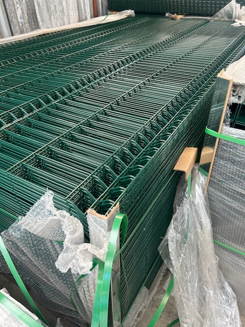 Security fencing green
