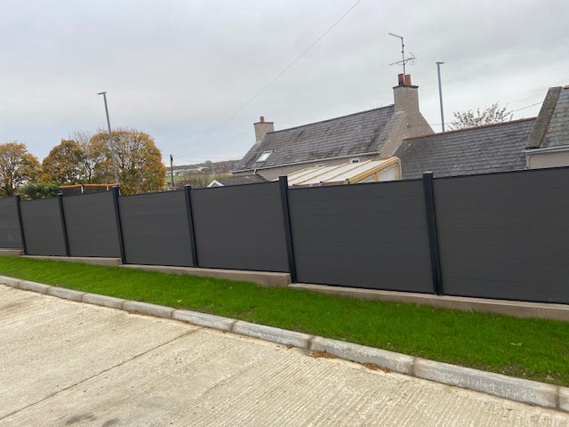 compoite fence grey