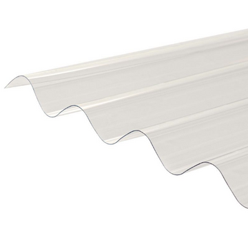 Corrugated clear sheets