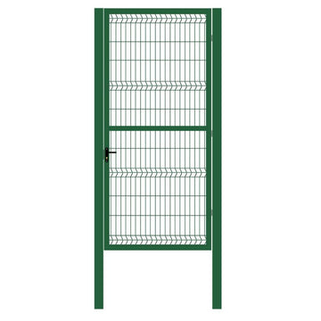 Garden metal gate