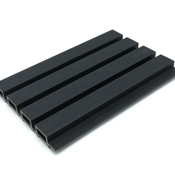 Black Slatted wall panel