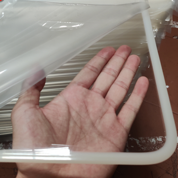 Clear acrylic sheets are a lightweight and shatter-proof alternative to glass