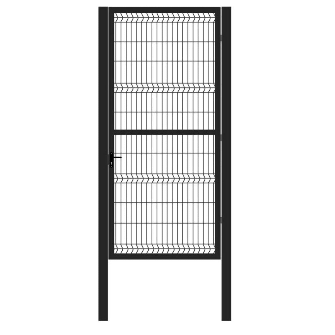 Black garden gate