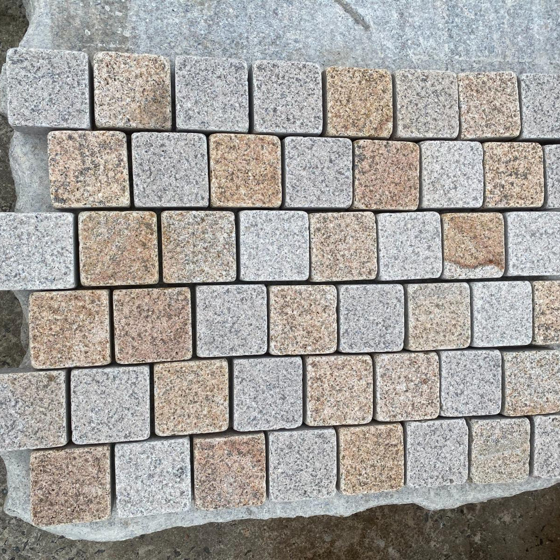 Yellow Tumble Granite 200x100x50mm