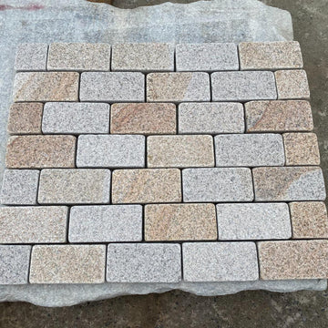 Yellow Tumble Granite 200x100x50mm