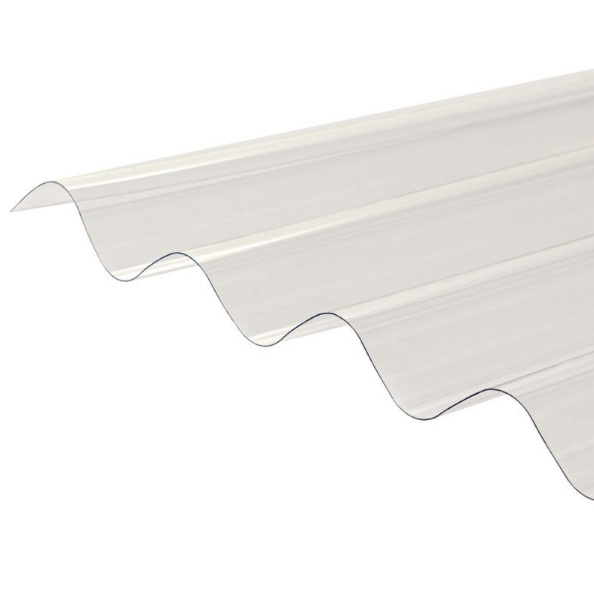 Corrugated clear sheets