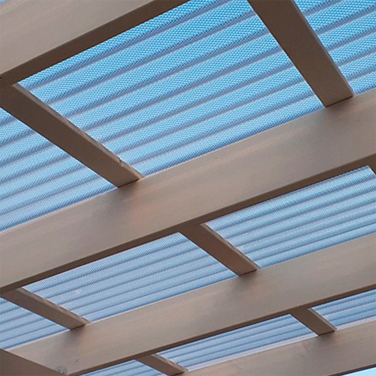 polycarbonate hexagon diamond embossed pattern corrugated sheet